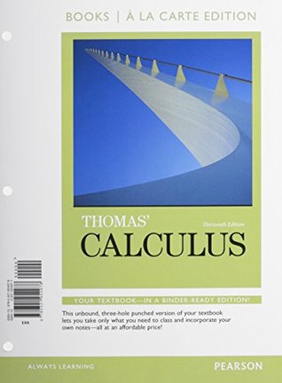Full Download Thomas' Calculus [with MyMathLab Access Code] - George B. Thomas Jr. | ePub