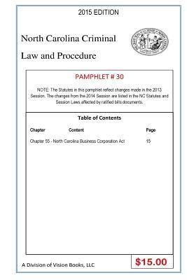 Read Online North Carolina Criminal Law and Procedure-Pamphlet 30 - Tony Rivers Sr file in PDF