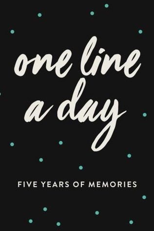 Full Download One Line A Day Journal: Five Years of Memories, 6x9 Diary, Dated and Lined Book, Black With Blue Dots -  file in ePub