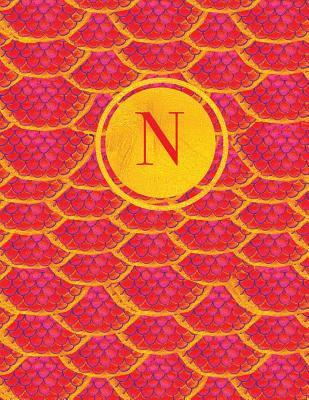 Full Download N: Initial Monogram Journal (Diary, Notebook) in Fuchsia Pink, Red, and Gold Animal Print -  | ePub