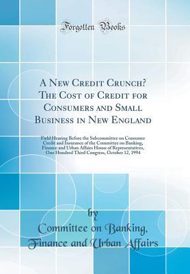 Full Download A New Credit Crunch? the Cost of Credit for Consumers and Small Business in New England: Field Hearing Before the Subcommittee on Consumer Credit and Insurance of the Committee on Banking, Finance and Urban Affairs House of Representatives, One Hundred Th - Committee on Banking Finance a Affairs | ePub