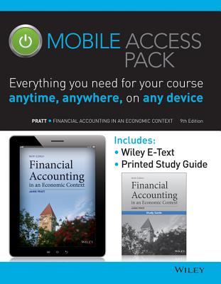 Read Online Financial Accounting in an Economic Context 9e Mobile Access Pack - Jamie Pratt | PDF