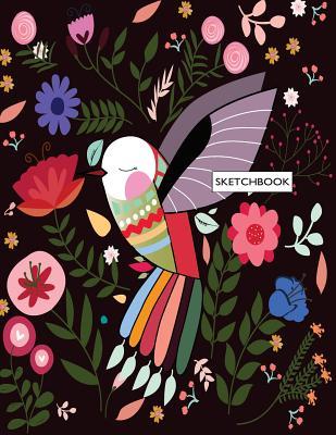 Read Sketchbook: Bird in the Graden on Brown Cover (8.5 X 11) Inches 110 Pages, Blank Unlined Paper for Sketching, Drawing, Whiting, Journaling & Doodling -  file in PDF