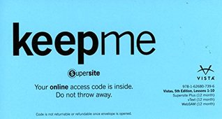 Read Online Vistas 5th Vol. 1 (Lessons 1-10) Supersite, vText and WebSAM Code (12 mos access) **CODE ONLY** - José A. Blanco file in ePub