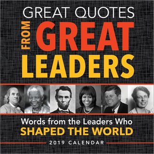 Read Online 2019 Great Quotes from Great Leaders Boxed Calendar - Sourcebooks | ePub