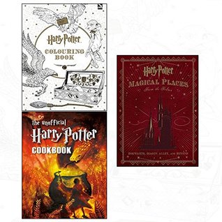 Read Online Harry potter magical places from the films [hardcover] colouring book and unofficial harry potter 3 books collection set - Jody Revenson file in PDF