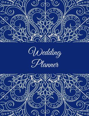 Download Wedding Planner: Blue Color Art Design, 2019-2020 Calendar Wedding Monthly Planner 8.5 X 11 Wedding Planning Notebook, Guest Book, Perfect Wedding Gift -  | ePub