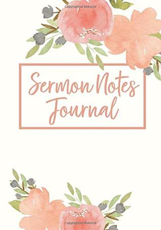 Read Online Sermon Notes Journal: Watercolor Floral Sermon Notebook for Women - Cardien Design Co. | ePub