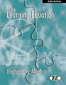 Read Online The Learning Equation: Elementary Algebra Student Workbook [with CD] - Why Interactive | PDF