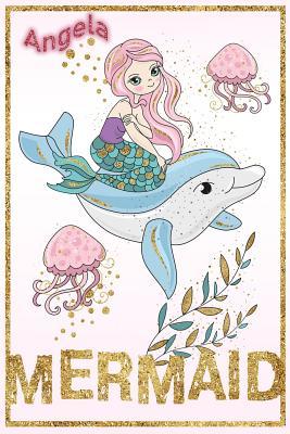 Download Angela Mermaid: Wide Ruled Composition Book Diary Lined Journal -  file in ePub