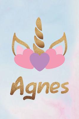 Download Agnes: Personalized First Name Unicorn Gift Birthday Girl Notebook Journal 104 Pages -  | PDF