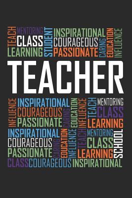 Full Download Teacher Words: 6x9 Ruled Notebook, Journal, Daily Diary, Organizer, Planner - Nickd D Publishing file in PDF