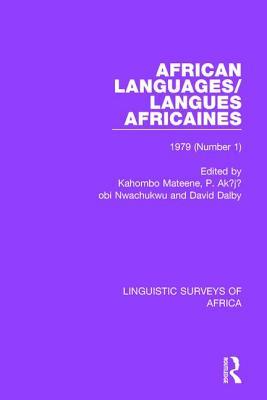 Read African Languages/Langues Africaines: Volume 5 (1) 1979 - Kahombo Mateene | PDF