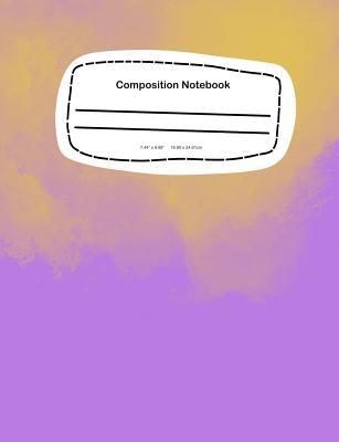 Read Online Composition Notebook: 7.44 x 9.69, 18.90 x 24.61cm - Wide Rule School Notebook Journal -  file in PDF