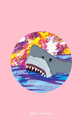 Download Shark Journal: Lined Journal - Gradient Shark Blue Cool Fun-ny Animal Shark Lover Gift - Pink Ruled Diary, Prayer, Gratitude, Writing, Travel, Notebook For Men Women - 6x9 120 pages - Gcjournals Shark Journals | PDF